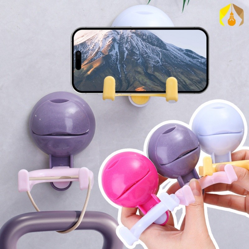 3 Chiếc Mới Di Động Sáng Tạo Dopamine Màu Móc Đa Năng Hai Đầu Móc Mạnh Mẽ Chịu Lực Móc Dính Cho Phòng Tắm Phụ Kiện Gia Đình