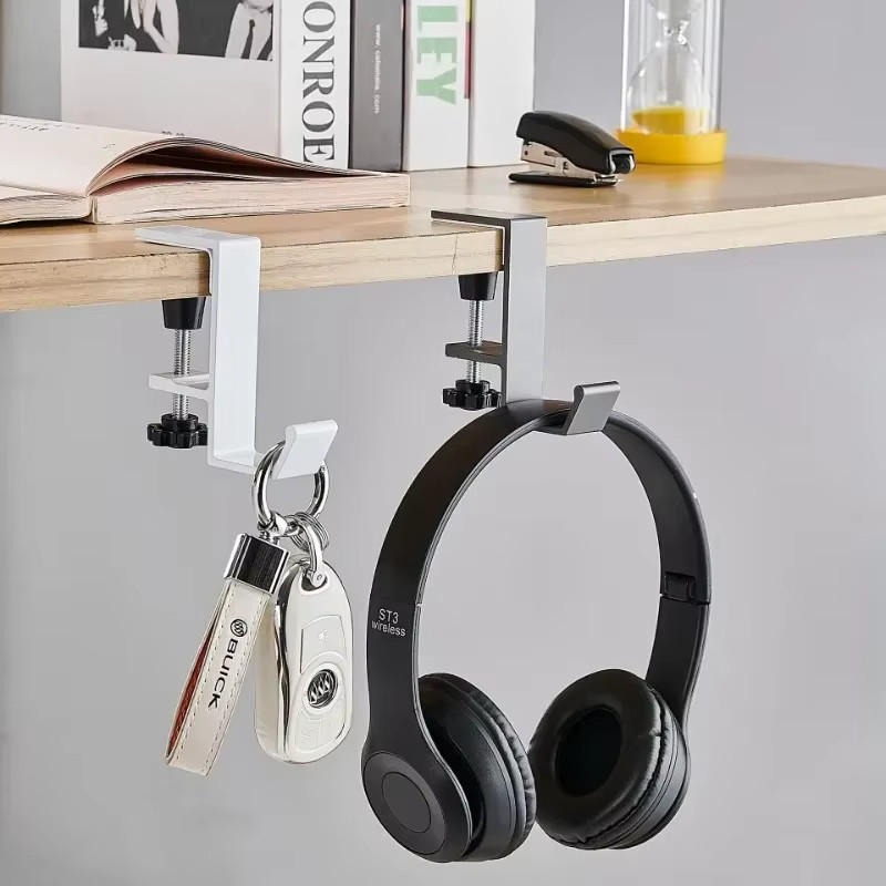 Mới Móc Treo Tai Nghe Chịu Lực Cao Móc Treo Bàn Không Đục Lỗ Móc Treo Tường Đa Năng Giá Đỡ Cho Chơi Game Tai Nghe Tổ Chức