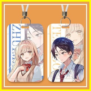 [ZOCI] Hộp đựng thẻ Shiina Mahiru Shiina Mahiru Next Door Angel Người lớn Hàng hóa Hộp đựng thẻ trượt Thẻ bữa ăn sinh viên Hộp bảo vệ ID thẻ xe buýt