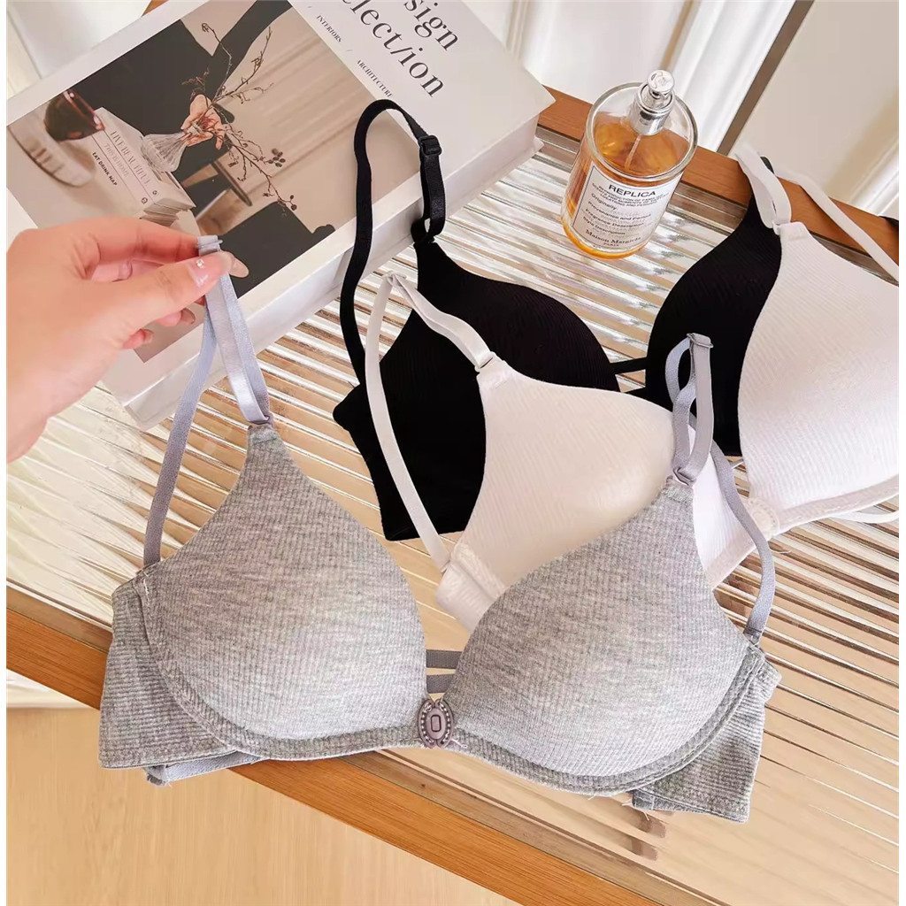 Liền Mạch Đóng Cửa Trước Gợi Cảm Nhỏ Ngực Thanh Niên Cô Gái Áo Ngực Mỏng Không Dây Bralette