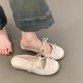 Tăng Mũi Giày Sandal Nữ Bên Ngoài 2025 Phong Cách Mới Xuân Hè Sang Trọng Dạ Hội Phong Cách Mary Dép Đơn