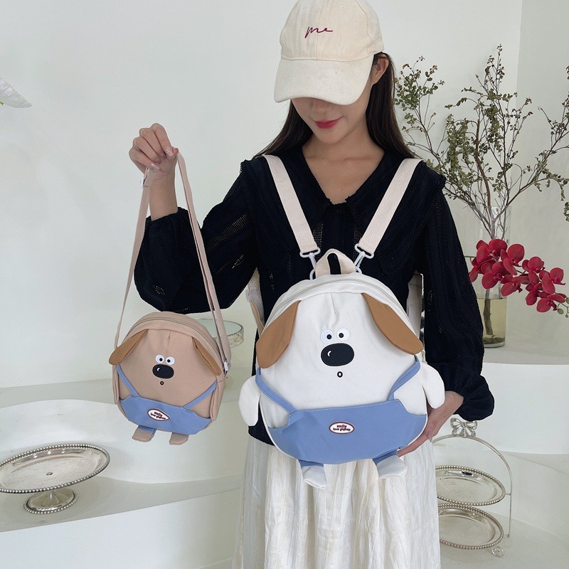 Phim hoạt hình động vật Ba lô mẫu giáo Dây đeo vai tiện dụng Túi nhẹ Trường học