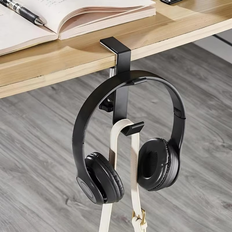 Mới Móc Treo Tai Nghe Chịu Lực Cao Móc Treo Bàn Không Đục Lỗ Móc Treo Tường Đa Năng Giá Đỡ Cho Chơi Game Tai Nghe Tổ Chức