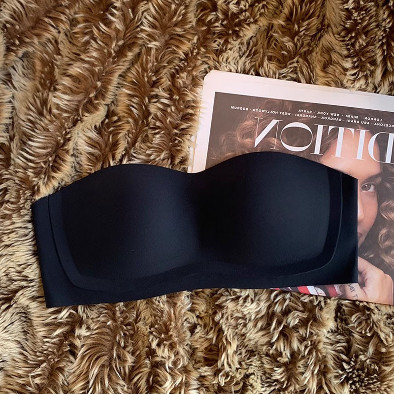 [Sẵn sàng] Áo ngực push up chống trượt quây, quần lót không dây dành cho nữ, đồ lót cốc mỏng liền mạch