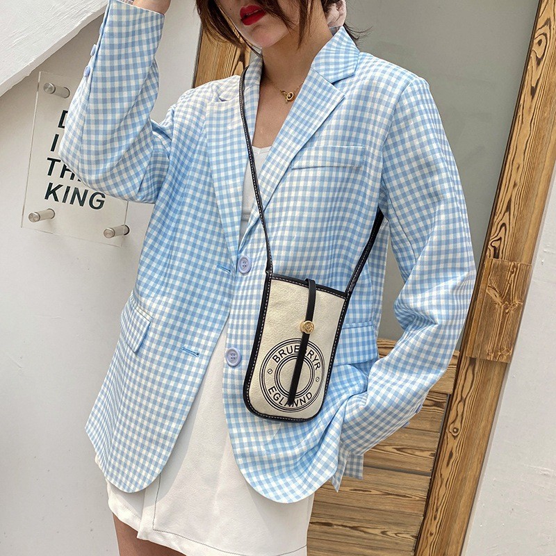 Phong Cách Đường Phố Vải Xô Túi Mini Đeo Ngang Có Thiết Kế In Hình Cho Nữ Trang Phục Phụ Kiện Thường Ngày