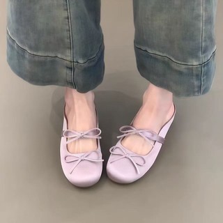 Tăng Mũi Giày Sandal Nữ Bên Ngoài 2025 Phong Cách Mới Xuân Hè Sang Trọng Dạ Hội Phong Cách Mary Dép Đơn