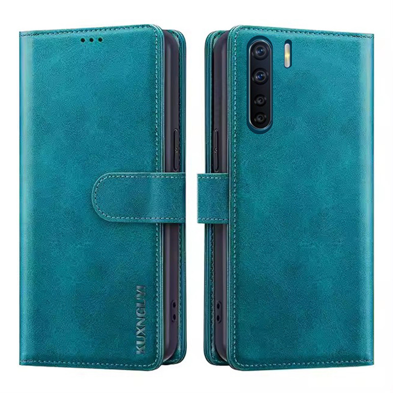 Ốp điện thoại ví cho OPPO A91 Reno 3 4G PCPM00 CPH2001 có giá đỡ thẻ Đế da lật từ tính Bảo vệ chống sốc cho OPPO Reno3 4G A91 F15