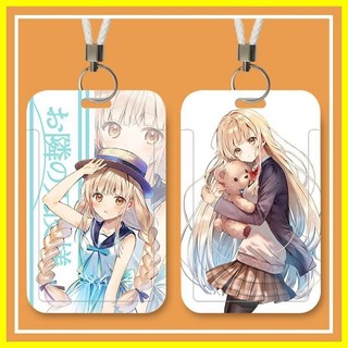[ZOCI] Hộp đựng thẻ Shiina Mahiru Shiina Mahiru Next Door Angel Người lớn Hàng hóa Hộp đựng thẻ trượt Thẻ bữa ăn sinh viên Hộp bảo vệ ID thẻ xe buýt