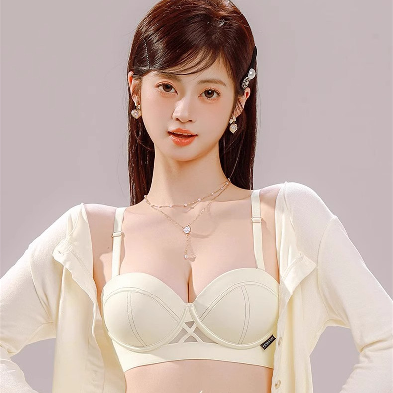 Áo Bralette nữ không dây 32-38AB ngực nhỏ đẩy lên mềm mại thoải mái