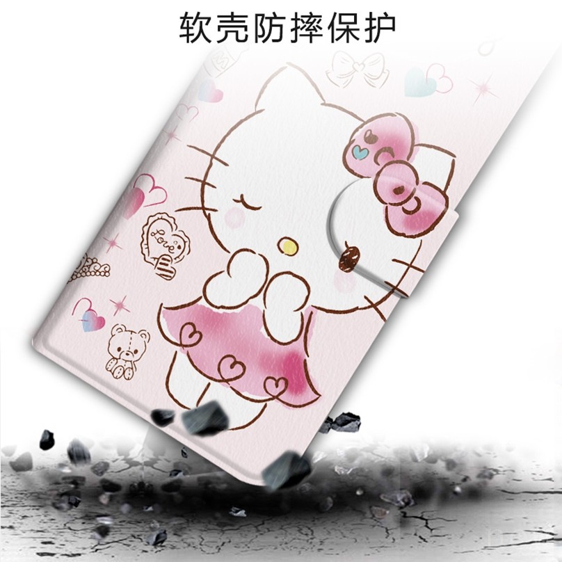 Ốp Bảo Vệ Mèo kt Dễ Thương Thích Hợp Cho Samsung Note 10 + 20 Ultra S24 FE S25 Edge Ốp Điện Thoại Có Thể Gập Lại