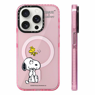 CASETIFY Peanuts Vỏ sạc từ tính không dây Snoopy dễ thương Tương thích cho IPhone11 12 13 14 15 16 Pro Max Cover 16PLUS Silicone Mềm trong suốt Vỏ chống sốc