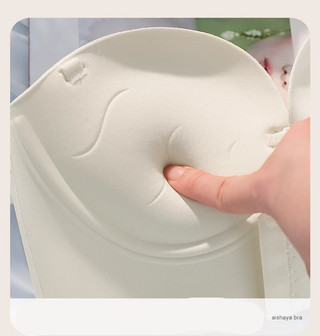Liền mạch dày bọt biển quần lót nhỏ ngực đẩy lên áo ngực không dây đóng trước dành cho nữ