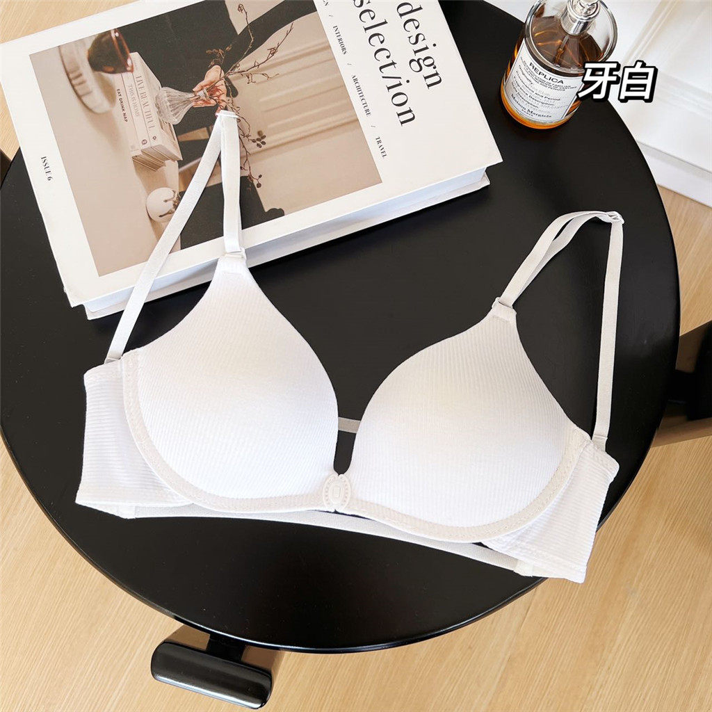 Liền Mạch Đóng Cửa Trước Gợi Cảm Nhỏ Ngực Thanh Niên Cô Gái Áo Ngực Mỏng Không Dây Bralette