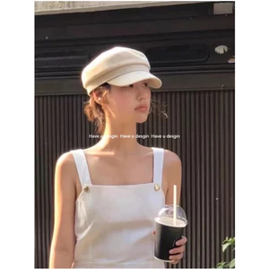 Mũ Blogger Thoáng Khí Newsboy Phù Hợp Mặt Nhỏ Hình Bát Giác Che Nắng Hợp Thời Trang Thiết Kế Hàn Quốc Ins