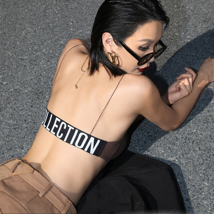 Quần Lót Không Dây Nữ Backless Dây Đeo Nhỏ Liền Mạch Áo Ngực Mềm Đẩy Lên Cốc Mỏng Cho Ngực Nhỏ