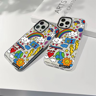 CASETiFY Chào! Bởi Matthew Langille Ốp Lưng Tương Thích Cho IPhone 11 14 15 16ProMax 12 13 Mini Cover X XR XS Max Silicone Mềm Trong Suốt SE 2022 6 7 8 Plus Vỏ Chống Sốc