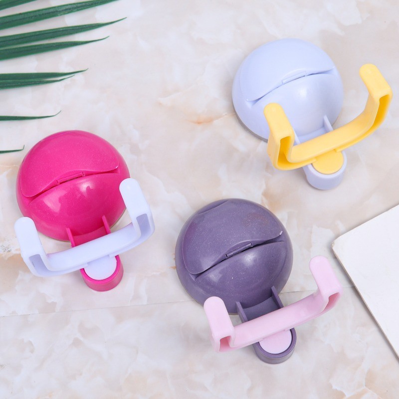 3 Chiếc Mới Di Động Sáng Tạo Dopamine Màu Móc Đa Năng Hai Đầu Móc Mạnh Mẽ Chịu Lực Móc Dính Cho Phòng Tắm Phụ Kiện Gia Đình