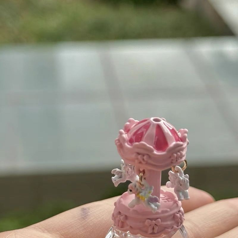 Handmade Sáng Tạo Màu Hồng Carousel Keycaps Cô Gái Quà Tặng Cho Công ...