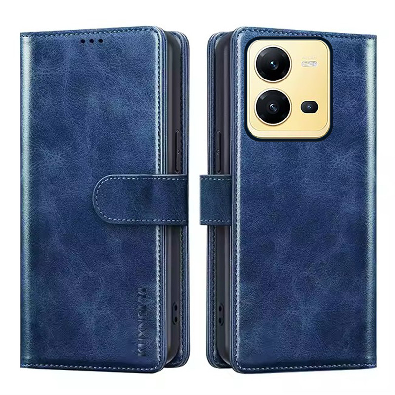 Ví Ốp Lưng Điện Thoại Vivo V25E V25 5G Có Đựng Thẻ Từ Tính Đế Da Lật Bảo Vệ Chống Sốc Cho Vivo V25 Pro 5G