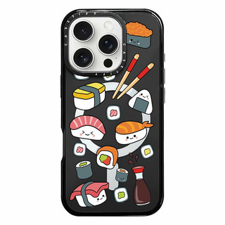 Dễ Thương Miếng Dán Sushi Không Dây Sạc Từ Tính Tương Thích Cho IPhone11 12 13 14 15 16ProMax Cover 16PLUS Silicon Mềm Trong Suốt Ốp Lưng Chống Sốc