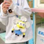 Túi đeo vai hoạt hình sang trọng Minions dành cho bé gái và thanh thiếu niên có lưu trữ và thiết kế dễ thương