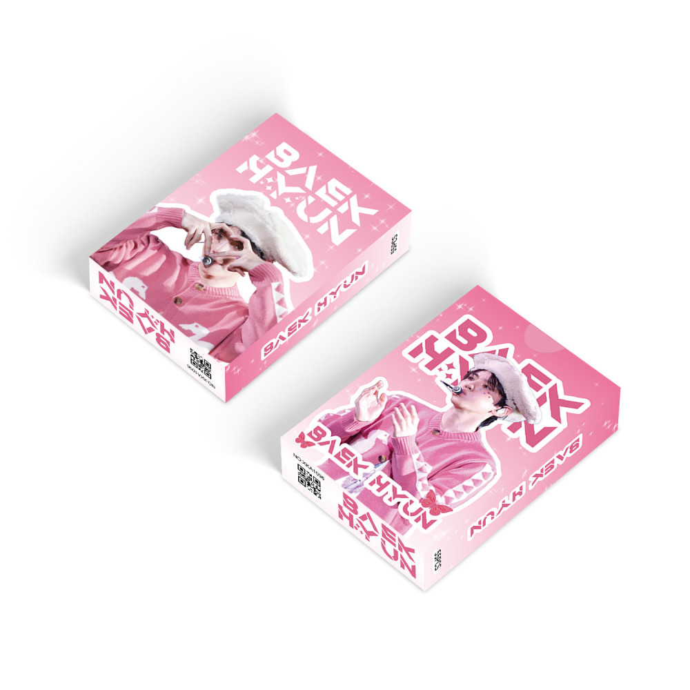 LINXX 55 Cái Bộ sưu tập ngôi sao Hàn Quốc Dòng Lomo Cards HD Laser Hình ảnh ba chiều 3 Inch KPop Bộ sưu tập Photocards Quạt Hàng hóa Bộ quà tặng Đồ dùng câu lạc bộ quạt cao cấp
