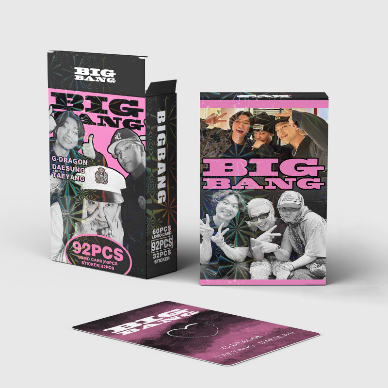 LINXX 92 Chiếc BIGBANG G-Dragon Bộ Sưu Tập Đặc Biệt Lomo Cards Bộ Với Hình Ảnh Độ Nét Cao Quạt K-Pop Hàng Hóa Sưu Tập Photocards