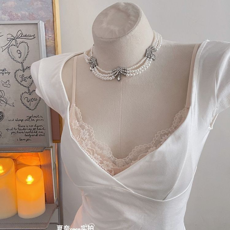 Đẹp Lưng Ren Bên Trong Trận Đấu Nữ Mùa Hè Mỏng Hình Chữ U Dây Ống Top Nhỏ Ngực Thoải Mái Không Vòng Thép Áo Ngực-Receiving