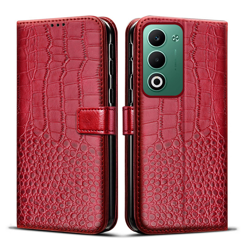 Dành Cho OPPO A5 5G 2025 Ốp Lưng Ví Đựng Thẻ Đứng Từ Tính Lật Da Bao Da OPPO A5 4G 2025 Vỏ Điện Thoại