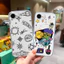 Ốp điện thoại Cho iPhone 16e 17e SE4 Hoạt Hình Dễ Thương Nơ Siêu Mỏng Trong Suốt Silicon Mềm Ốp điện thoại Cho iPhone16e iPhone17e Vỏ Bảo Vệ Capa