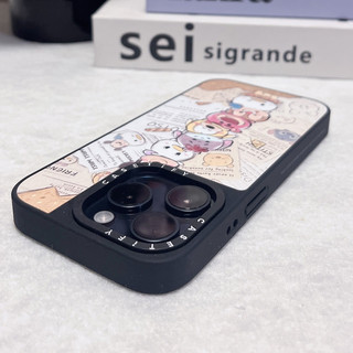 Ốp lưng hoạt hình cặp đôi thiên thần tình yêu Cupid cho iPhone 11 Pro Max 11 12 13 14 15 16 Pro Max X XR XS 7 8 Plus SE2 chống sốc cứng