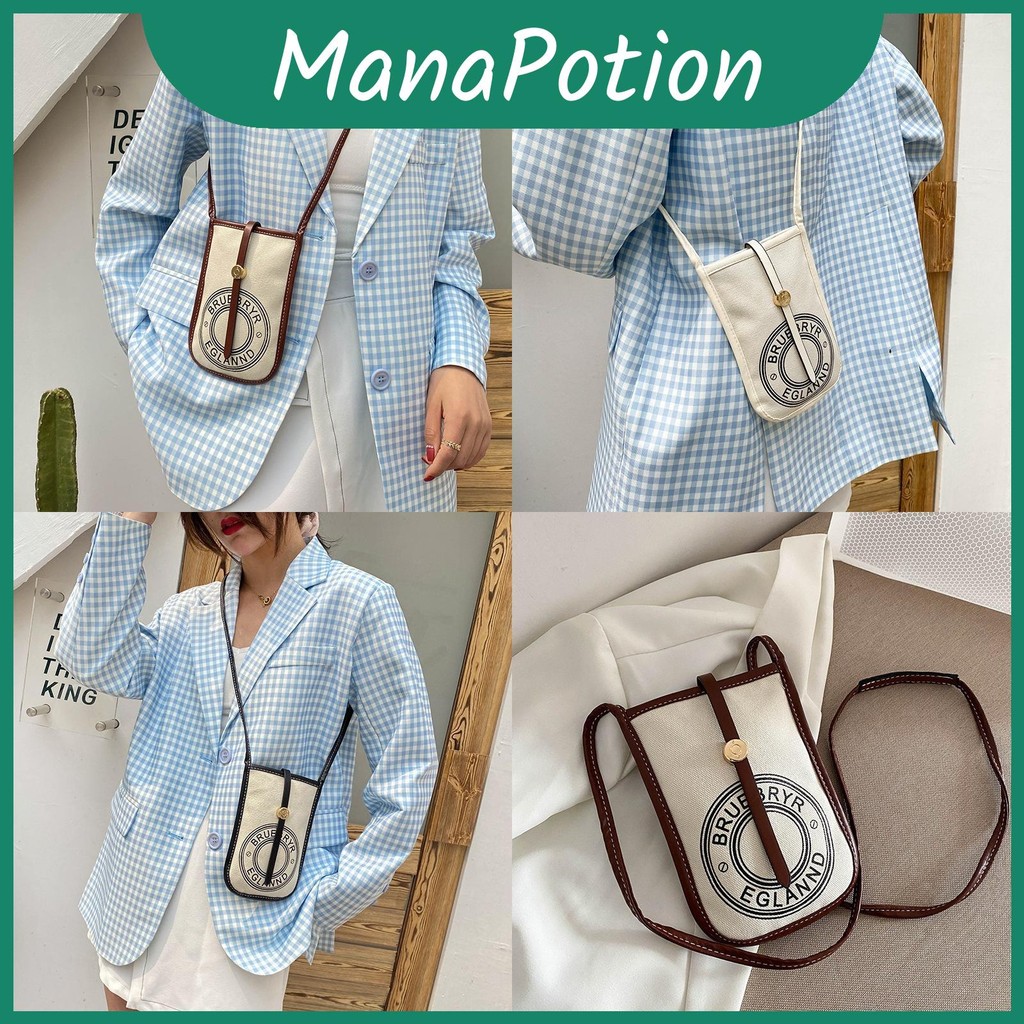 Phong Cách Đường Phố Vải Xô Túi Mini Đeo Ngang Có Thiết Kế In Hình Cho Nữ Trang Phục Phụ Kiện Thường Ngày