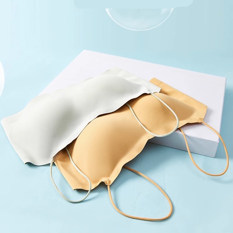 Thời Trang Áo Ngực Lụa Không Gọng Mềm Mại Thoải Mái Cho Nữ