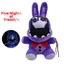 Phim hoạt hình đáng yêu Fnaf Series Midnight Bear Skeleton Thỏ tím Đồ chơi sang trọng