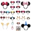 Băng đô chuột Mickey đen Phim hoạt hình Minnie Mickey Tai Hairpiece cho một cái nhìn cổ điển