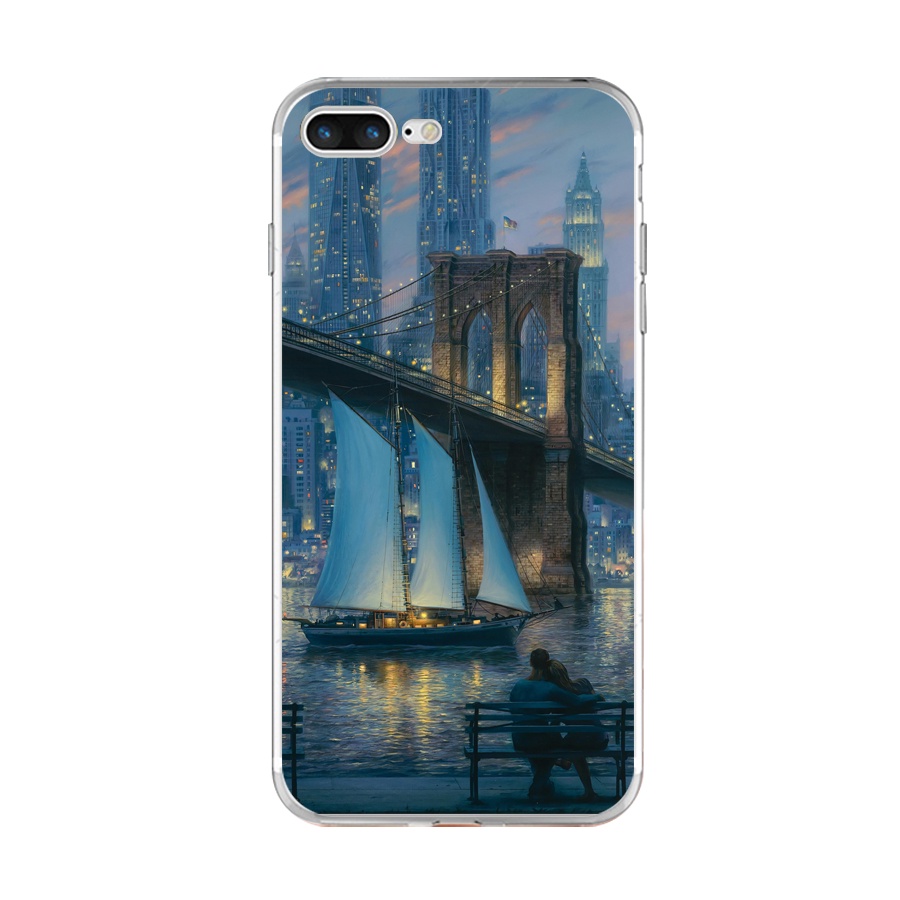Ôp Lưng silicone Dẻo Họa Tiết Đa Dạng Cho iphone 7 8 plus Ốp