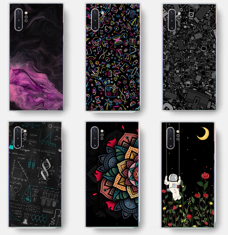 Ôp Điện Thoại Silicon Dẻo Thời Trang Sang Trọng Cho samsung galaxy note 10 plus Ốp