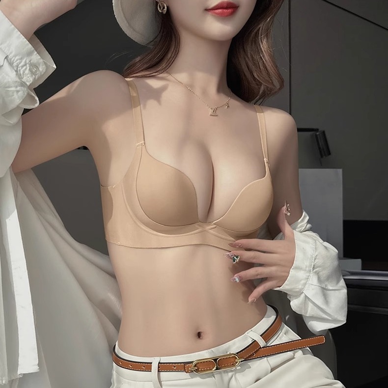 One Áo Lót Nâng Ngực Không Gọng Không Đường May Mềm Mại Thoải Mái Cho Nữ