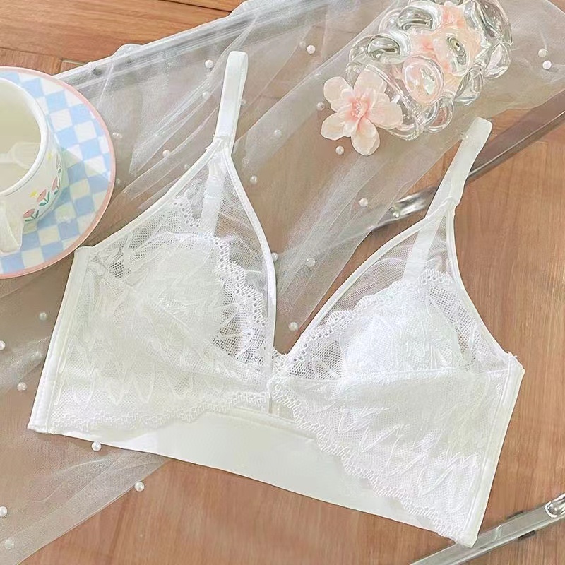 Áo lót Siêu Mỏng Không Gọng Nâng Ngực 3 / 4 cup Tai Thỏ 6 Màu Tùy Chọn Quyến Rũ Cho Nữ