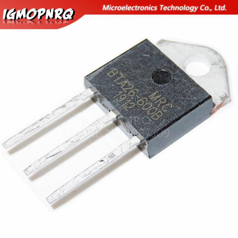 Bộ 5 Linh Kiện Điện Tử bta26-600b bta26600b bta26-600 bta26600 triacs ...