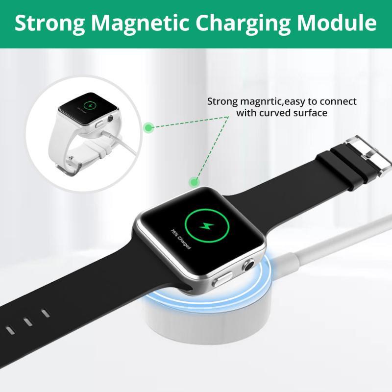 Mô tả Dây cáp sạc HDOORLINK từ tính 6 trong 1 thích hợp cho i-watch series 8 / 7 / 6 / se / 5 / 4 / 3 / 2 / 1 - 3