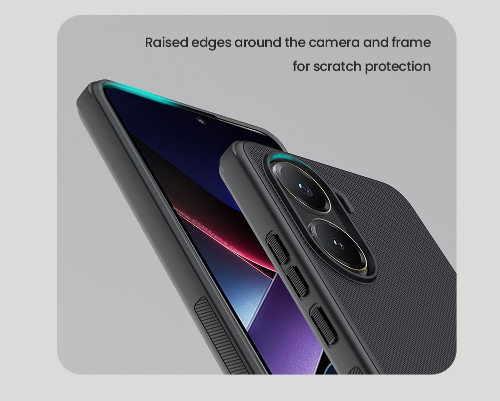 Mô tả Nillkin Frosted Shield Pro Cace cho Poco X7 Pro X7 5G Ốp điện thoại chống sốc chống vân tay - 6