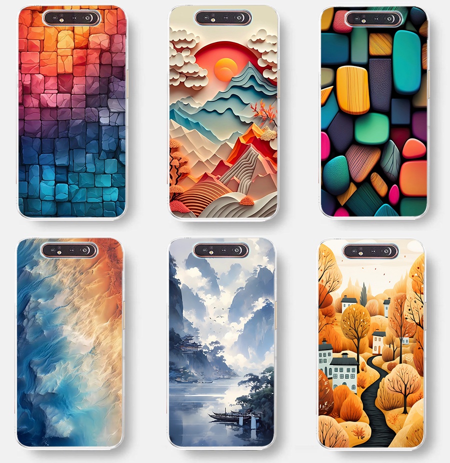 Ôp Điện Thoại Silicon Dẻo Thời Trang Sang Trọng Cho samsung galaxy a80 Ốp
