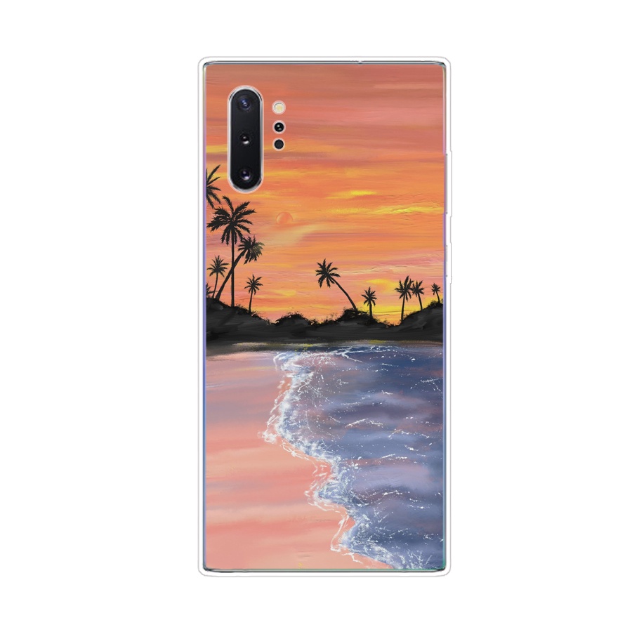Ôp Điện Thoại Silicon Dẻo Thời Trang Sang Trọng Cho samsung galaxy note 10 plus Ốp