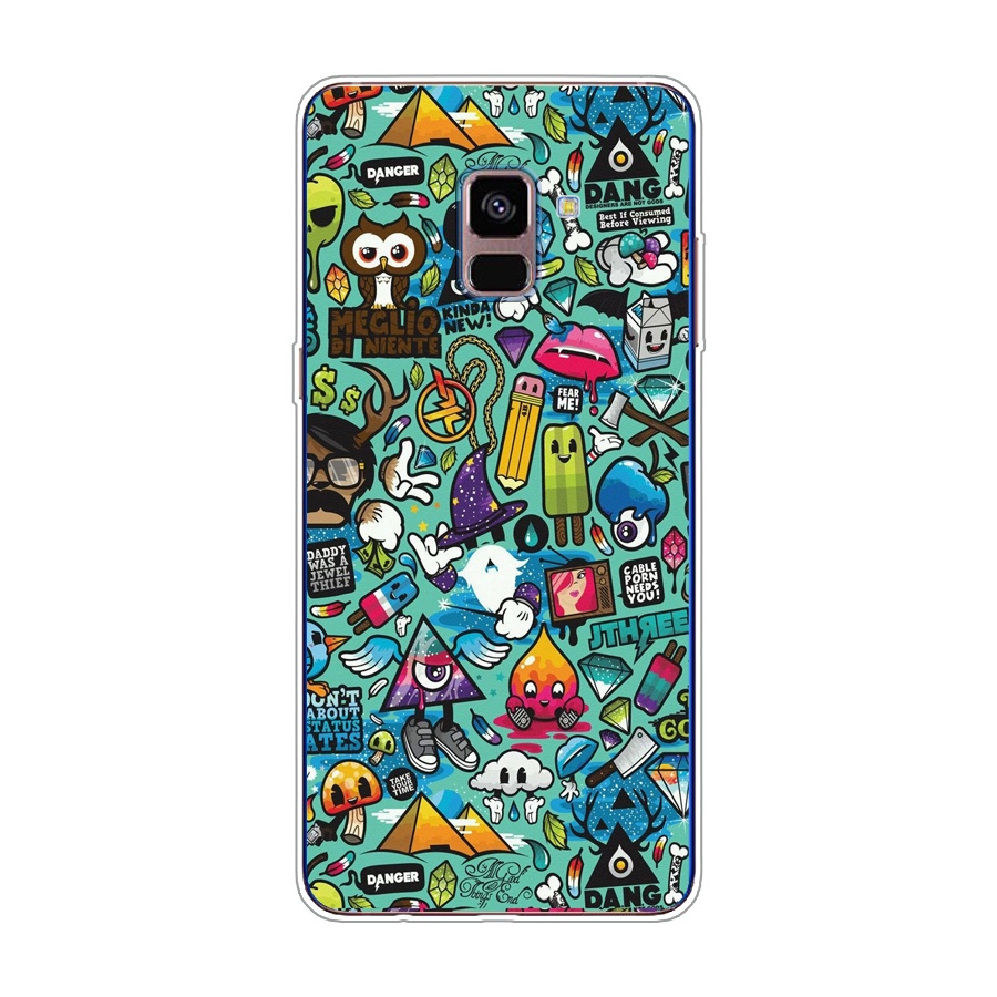 Ốp Điện Thoại Silicon Mềm Cho samsung galaxy a8 plus 2018 / a8 plus 2018