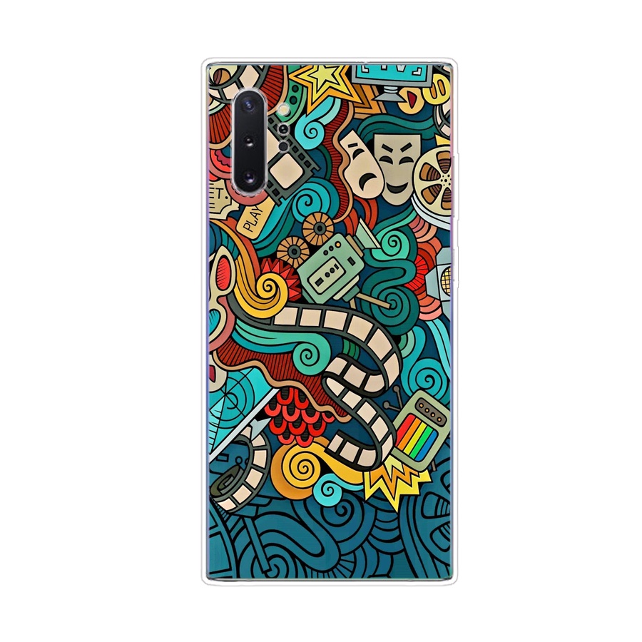 Ôp Điện Thoại Silicon Dẻo Thời Trang Sang Trọng Cho samsung galaxy note 10 plus Ốp