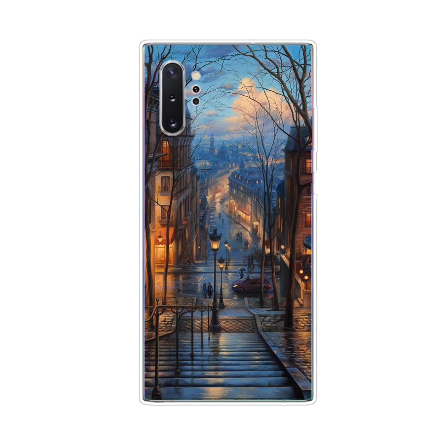 Ôp Điện Thoại Silicon Dẻo Thời Trang Sang Trọng Cho samsung galaxy note 10 plus Ốp