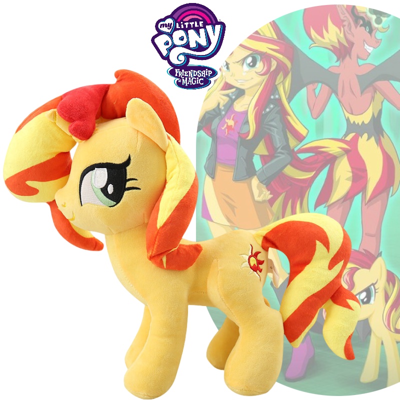 Vibrant Rainbow My Little Pony Plush Unicorn Doll Đồ chơi yêu thích của bé gái