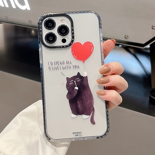 Work Little Black Cat Ốp Điện Thoại Mềm Cho iPhone 17 Pro Max 17 Air 16 Plus 15 14 13 12 11 Pro Max X XS XR Ốp Lưng Bảo Vệ Toàn Diện Vỏ Mềm Chống Sốc