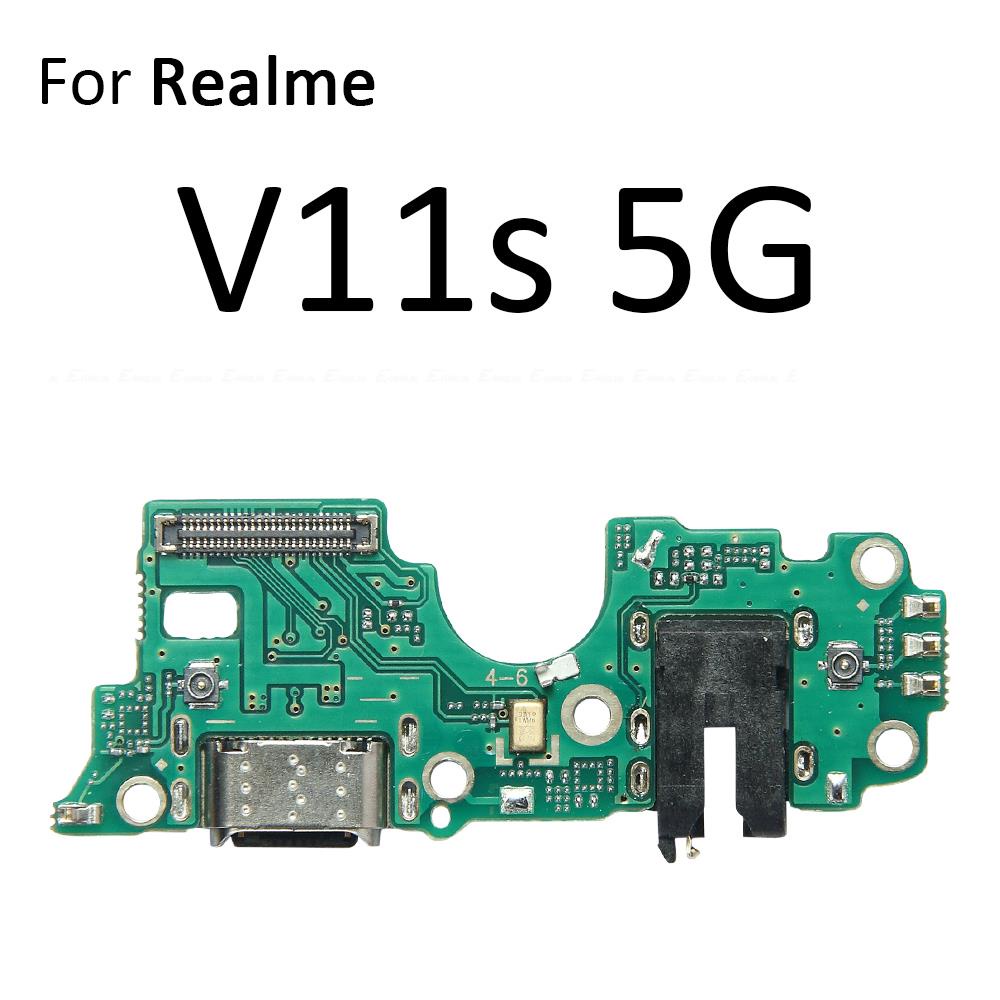 Đế sạc nguồn Cổng sạc USB Bảng cắm Cáp mềm cho OPPO Realme V3 V5 V11 5G V11s V13 V15 V20 V23 V23i V25 Thay thế các bộ phận